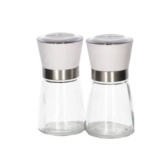 Spice Jar 2pc Set with Wood Stand