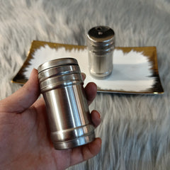 Salt & Pepper Pot Steel Plain