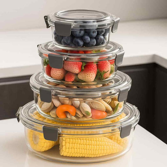4 Pc Clear food container Set