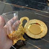 Golden Kahwa Cup Saucer 1Pc