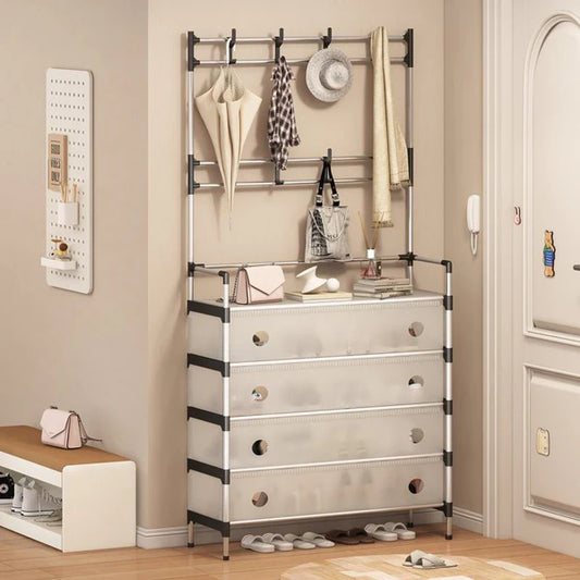 Multifunctional Shoe Storage Coat Rack -5 Layer