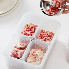 4 Partition Airtight Food Storage Containers