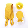3 in 1 Bath Belt Set-Mustard