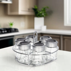 Spice Jar 7pc Set With Stand