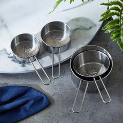 4 Pcs Stainless Steel Measuring Cup