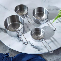 4 Pcs Stainless Steel Measuring Cup