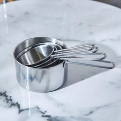 4 Pcs Stainless Steel Measuring Cup