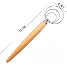 Stainless Steel Double Ring Whisker-D1