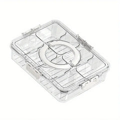 Transparent 8 Grid Snack Box