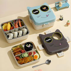 Super Cat Design Bento Lunch Box-Sky Blue
