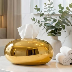 Luxury Golden Tissue Box