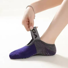 Anti-Slip Yoga Socks With Strip 1 Pair