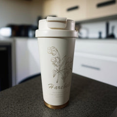 Stainless teel straw Thermos Cup