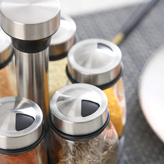 6in1 360 degree Rotating Seasoning Spice Jar Set