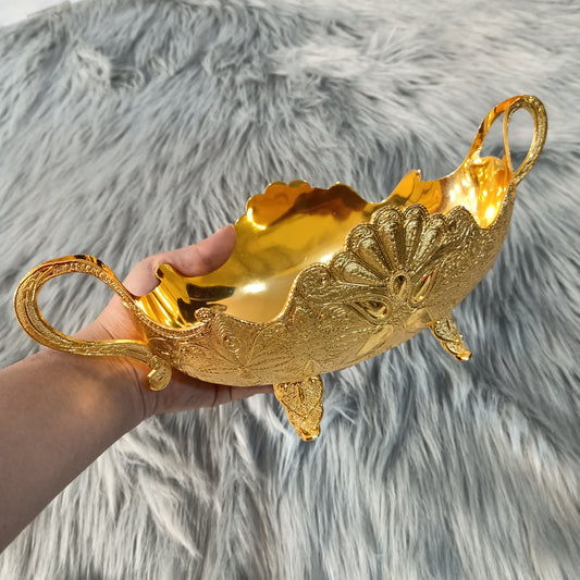 Golden Luxury Boat Style Bowl