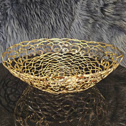 Golden Fruit Serving Bowl (Large)