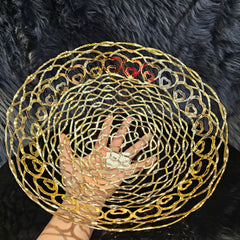 Golden Fruit Serving Bowl (Large)
