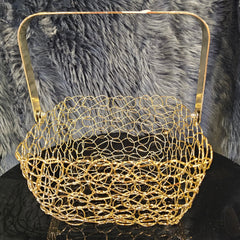 Golden Fruit Serving Basket (Medium)