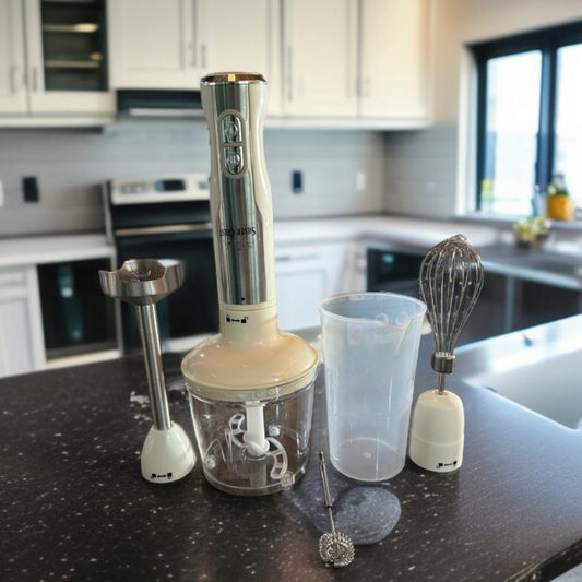Silver Crest 5 in 1 Hand Blender -Off white