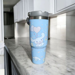 Stainless steel thermos cup -Sky Blue D1