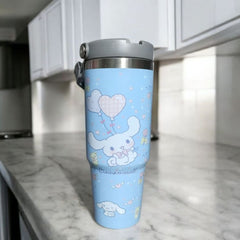 Stainless steel thermos cup -Sky Blue D1