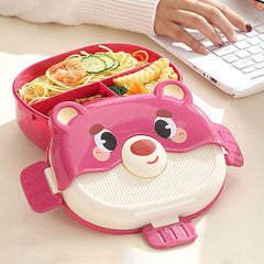 Cartoon Design Lunch Box-Pink