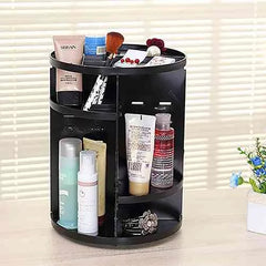 360 Degree Makeup Organizer-Black