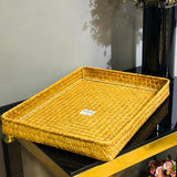 Cane Serving Tray-Large