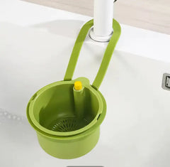 2IN1 Sink Drain Faucet Hanging Basket