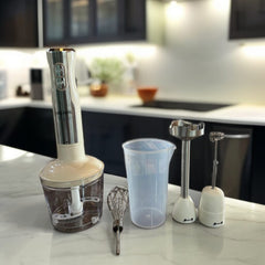 Silver Crest 5 in 1 Hand Blender -Off white
