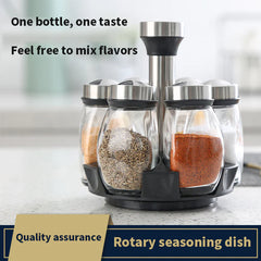 6in1 360 degree Rotating Seasoning Spice Jar Set