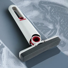 Portable Mini Mop with Squeeze Handle