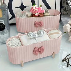 3 Slot Cotton Swab Dispenser-Pink