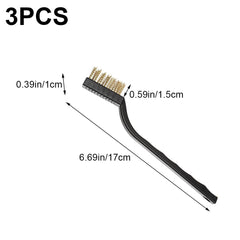 3 Pcs Mini Wire Brush Set