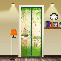 Printed Magnetic Mosquito Net -Green
