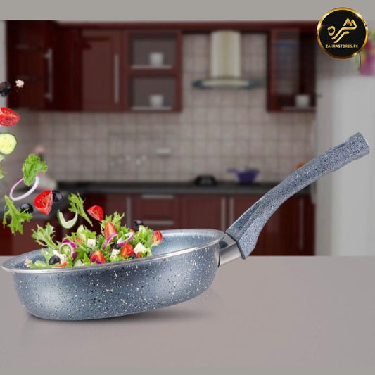 XELENT Marble Frying Pan 22cm (BLUE)
