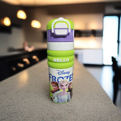 Stainless Steel Insulated Water Bottle -Green and Purple