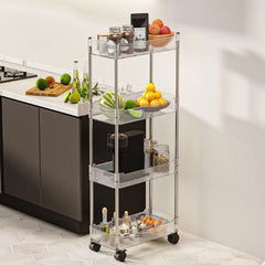 Acrylic Multipurpose Smart Trolley
