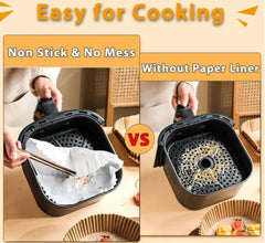 Air Fryer Disposable Paper Liner Square (50pcs)
