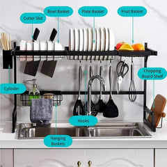 Kitchen Shelf Storage Holders Over Sink Rack-L
