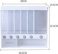 6 in 1 Wall Mounted Rice Dispenser