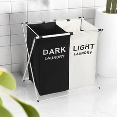 2 Section Laundry Basket