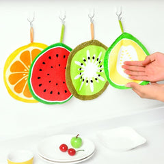 4 Pcs Fruit Shape kitchen Towel