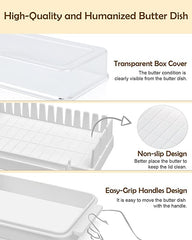 1 Pc Butter Cutter Container With Lid