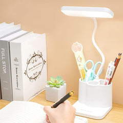 LED Desk Lamp with Pen Holder