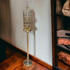 Cage Style Candle Stand-Large