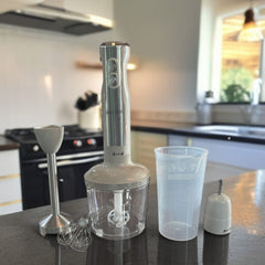 Silver Crest 5 in 1 Hand Blender -Light Grey