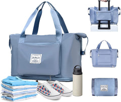 Large Capacity Travel Storage Bag (Ice Blue)