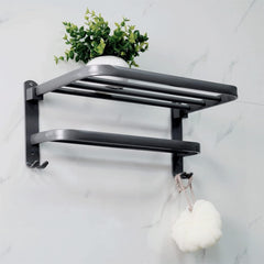 Double Rod Bathroom Towel Rack
