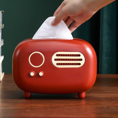 Retro Radio Inspired Tissue Box